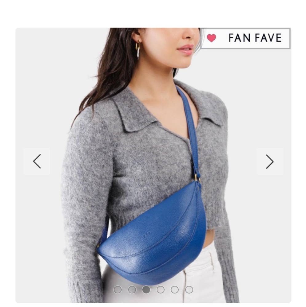 PLG Molino Blue Koala Sling Medium Leather Bag Portland Leather Goods